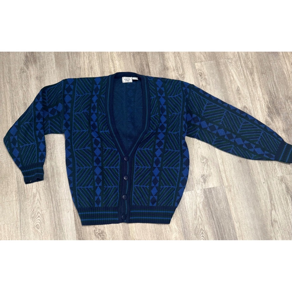 Handsome Men's cardigan sweater Sears Large‎